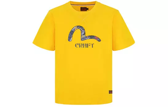 Футболка мужская желтая Evisu, желтый