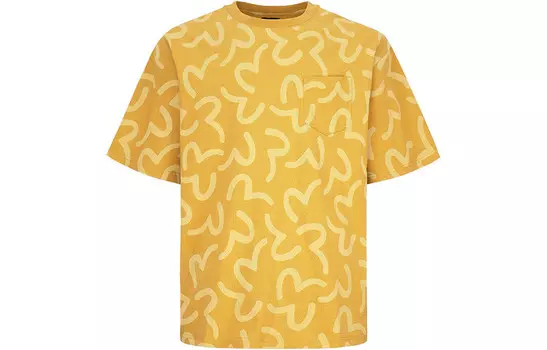 Футболка мужская желтая Evisu, желтый