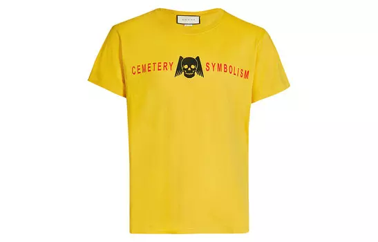 Футболка мужская желтая Gucci, желтый