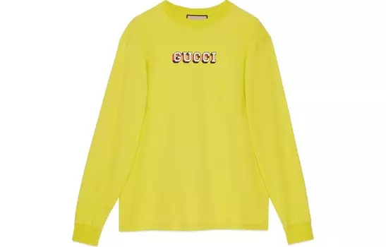 Футболка мужская желтая Gucci, желтый