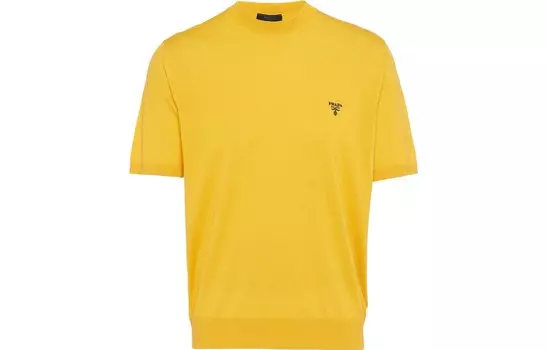 Футболка мужская желтая Prada, желтый