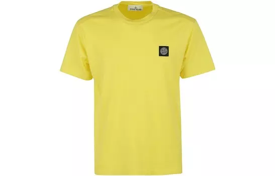 Футболка мужская желтая Stone Island, желтый