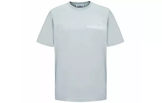Футболка мужская жемчужно-серая Stone Island, серый
