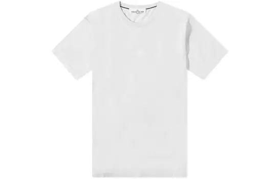 Футболка мужская жемчужно-серая Stone Island, серый