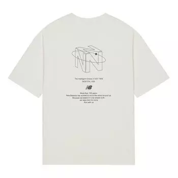Футболка мужские New Balance, белый