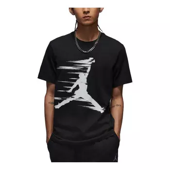 Футболка mvp графическая футболка азиатские размеры Air Jordan, черный