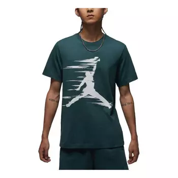 Футболка mvp jumpman graphic t-shirt asia sizing 'oxidized green' Air Jordan, зеленый