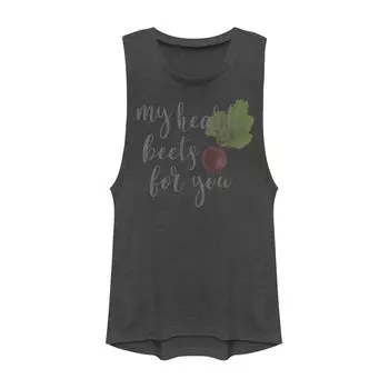 Футболка My Heart Beets For You для юниоров с рельефным рисунком и мускулами
