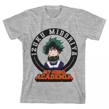 Футболка My Hero Academia Izuku для мальчиков 8–20 лет с рисунком Licensed Character