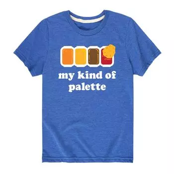 Футболка My Kind Of Palette с куриным наггетсом для мальчиков 8–20 лет Licensed Character, синий