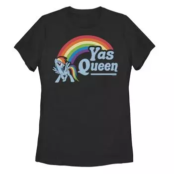 Футболка My Little Pony: Friendship Is Magic для юниоров Rainbow Dash Yes Queen Licensed Character