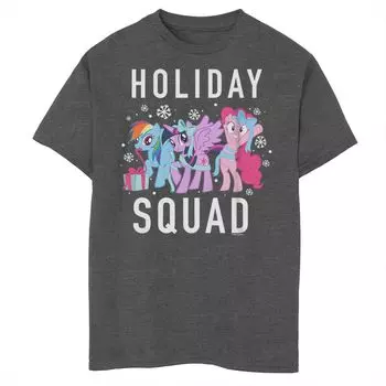 Футболка My Little Pony "Holiday Squad" с портретом трио для мальчиков 8–20 лет Licensed Character