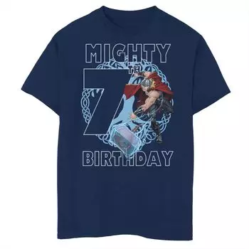 Футболка на 7-летие Marvel Thor Mighty для мальчиков 8–20 лет Licensed Character