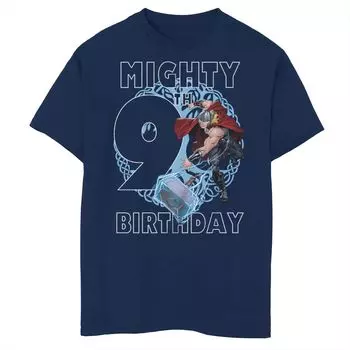 Футболка на 9-летие Marvel Thor Mighty для мальчиков 8–20 лет Licensed Character