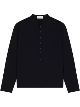 Футболка на пуговицах Laneus, черный