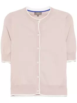 Футболка на пуговицах N.Peal, фиолетовый