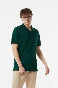 Футболка на пуговицах с воротником-поло Fullamoda, зеленый