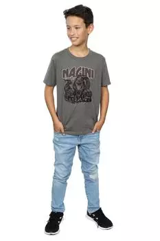 Футболка Nagini со знаками Harry Potter, серый