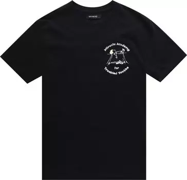 Футболка Nahmias Troubled Youth Academy T-Shirt 'Black', черный
