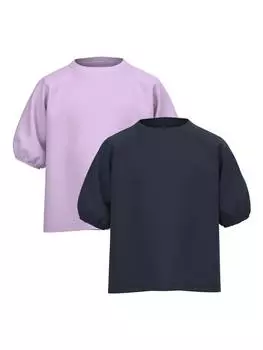 Футболка name it, цвет blau/rosa