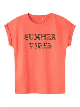 Футболка name it, цвет fiery coral