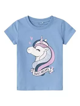 Футболка NAME IT KORNELLA, светло-голубой