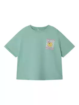 Футболка Name It "NKFKAILAMOS SS BOXY TOP NOOS", цвет Wasabi