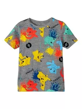 Футболка Name It NKMABRAM POKEMON SS TOP BFU, серый