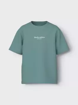 Футболка Name It "NKMBRODY SS NREG TOP NOOS", синий
