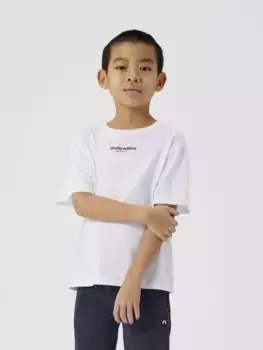 Футболка Name It "NKMBRODY SS NREG TOP NOOS", белый