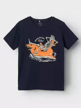 Футболка Name It NKMFEUNE, синий