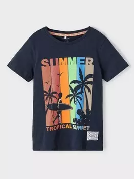 Футболка Name It NKMFLASKA, синий