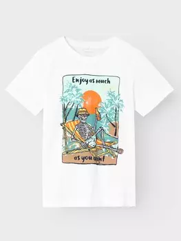 Футболка Name It NKMJALSTER, белый