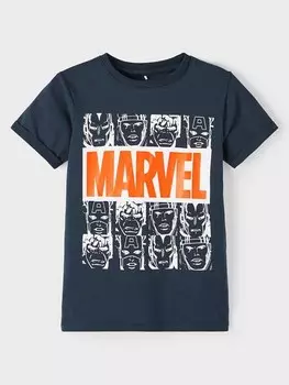Футболка Name It NKMMACKIN MARVEL, синий