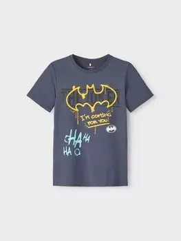 Футболка Name It NKMSAPPA BATMAN SS TOP WAB, серый