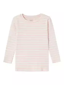 Футболка Name It "NMFSURAJA XSL LS TOP NOOS", розовый