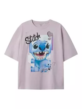 Футболка NAME IT Shirt NKFDIRI STITCH, цвет mauve
