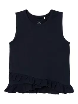 Футболка name it Sommer Top NKFFREGNE SL SHORT TOP, цвет dark sapphire