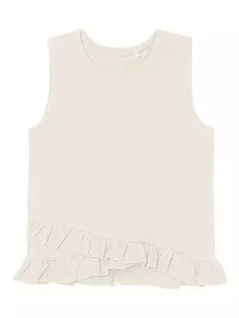 Футболка name it Sommer Top NKFFREGNE SL SHORT TOP, цвет jet stream