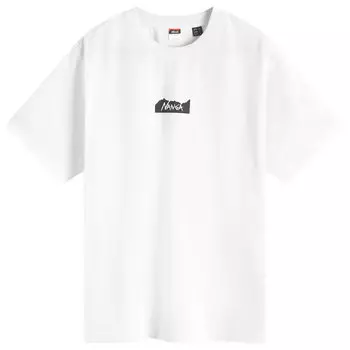 Футболка Nanga Eco Hybrid Mt Logo T-Shirt, белый