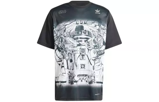 Футболка NANZUKA унисекс черная Adidas Originals, черный