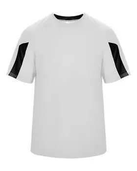 Футболка нападающего Badger, белый/черный