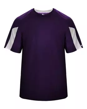 Футболка нападающего Badger, фиолетовый/белый