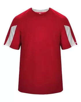 Футболка нападающего Badger, красный/белый