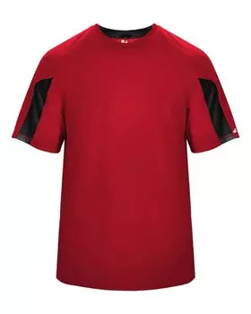 Футболка нападающего Badger, красный/черный