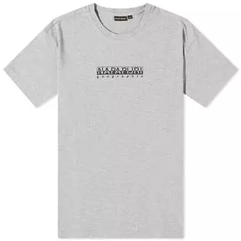 Футболка Napapijri Box Logo, серый