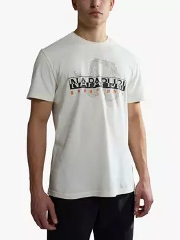 Футболка Napapijri Iceberg, Белый/Мульти