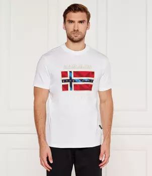 Футболка Napapijri Regular Fit, белый