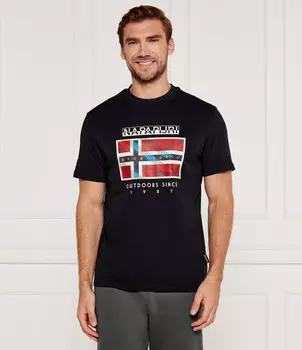 Футболка Napapijri Regular Fit, черный