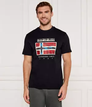 Футболка Napapijri Regular Fit, черный